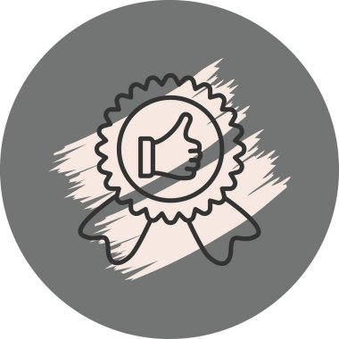 Gözlemci Rozeti Dengeli Profesyonel Markalaşma Grafik Sembolü