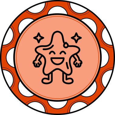 Yorgun Yıldız Premium Dijital Tasarım Sembolü