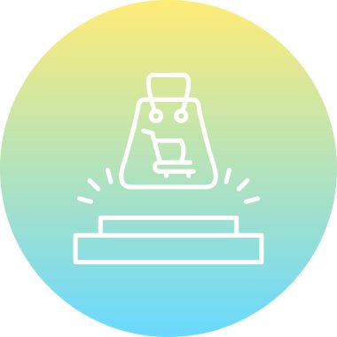 ürün web simgesi vektör illüstrasyonu