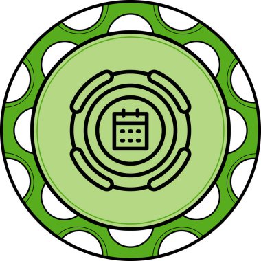 Takvim Yenilikçi Çağdaş Web Tasarımı Düzeni