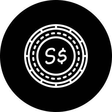 Singapur Doları Değişik Modern Dijital Tasarım Elemanı