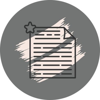 düz geribildirim simgesi vektör çizimi 