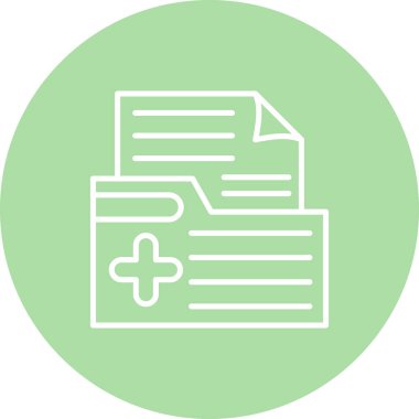 tıbbi ağ simgesi vektör illüstrasyonu