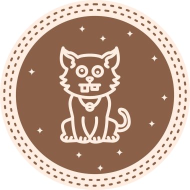 Çirkin Kedi Zarif Modern Sanat Sembolü