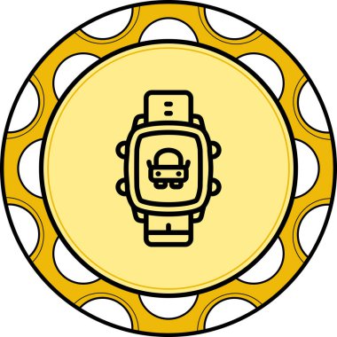 Smart Watch Car Yenilikçi Modern Yaratıcı Grafik Özelliği