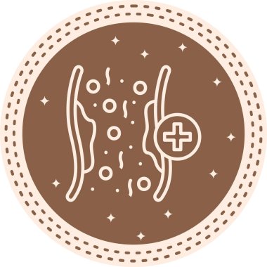 Atherosclerosis Modern Markalı Vektör Varlığı