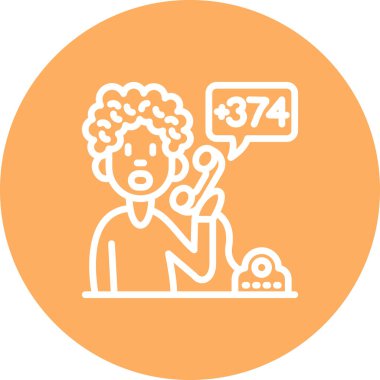 Ermenistan telefon kodu, erkek ikonu arıyor.