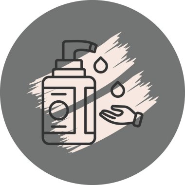 Sabun Dispenser Web simgesi vektör çizimi