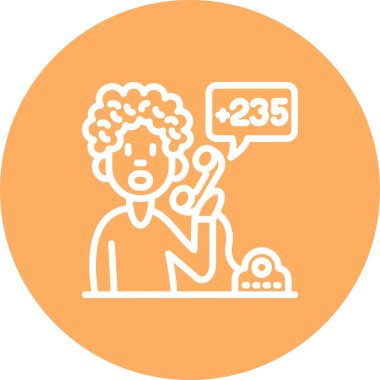 Çad ülke telefon kodu, erkek ikonu arıyor.