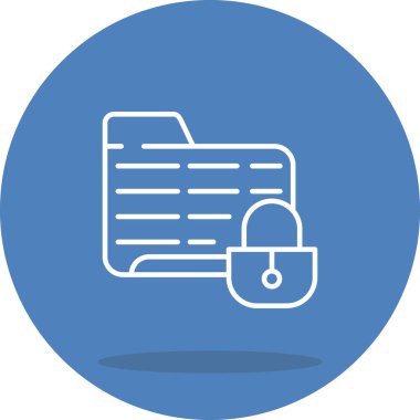 Veri Şifreleme Dengeli Profesyonel Düz Sanat Düzeni