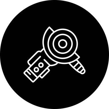 Öğütücü simgesi basit düz illüstrasyon