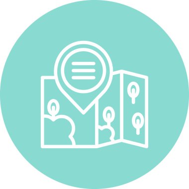 Konum Menüsü Zarif Modern Sanat Sembolü