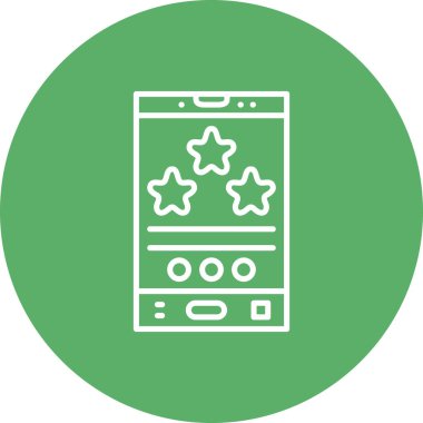 Yıldız Derecelendirme Tarzı Temiz Ürün Tasarımı Nesnesi