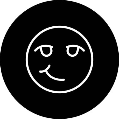 Çizgi film karalama simgesi web işareti, beyaz arkaplanda izole edilmiş emoji simgesi