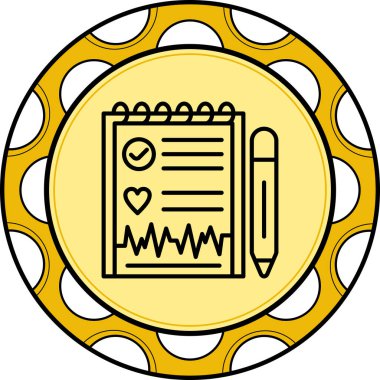 Tanımlama web simgesi vektör illüstrasyonu