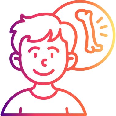 Ortopedik Cerrah Eşsiz Yenilikçi Dijital Grafik Sembolü