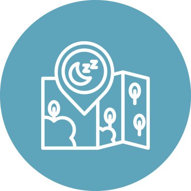 Konum Uykusu Kalın Web Grafik Çizimi