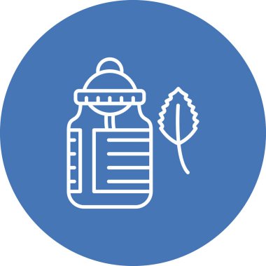 Neem Oil ağ ikonu vektör illüstrasyonuName