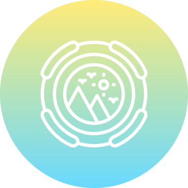 Fotoğraflar web simgesi vektör illüstrasyonu