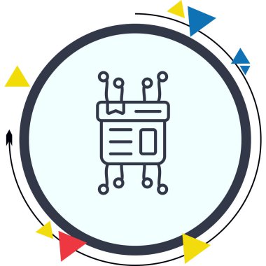 ürün web simgesi vektör illüstrasyonu