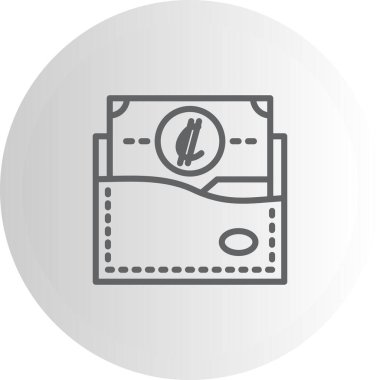 Kosta Rika Kalın bağırsak Cüzdanı Temiz Damgalama Grafik ŞekliName