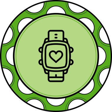 Akıllı Saat Kalbi Modern Düz Tasarım Özelliği