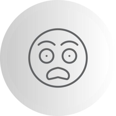 Çizgi film karalama simgesi web işareti, beyaz arkaplanda izole edilmiş emoji simgesi