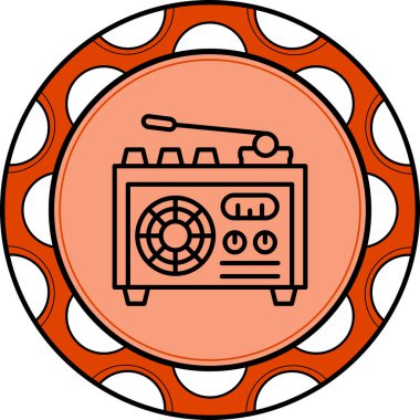 Radyo Profesyonel Asgari Yaratıcı Grafik Nesnesi