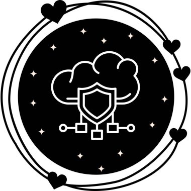 Bulut Güvenliği Zarif Modern Sanat Düzenlemesi