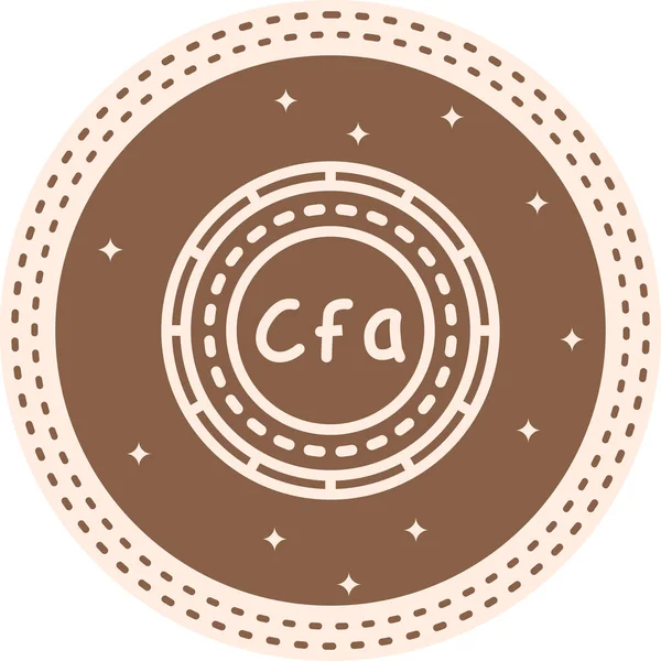 Togo Sikkesi Eşsiz Düz Dijital Tasarım Nesnesi