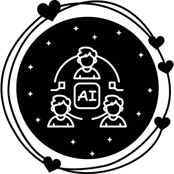 Merkezi bir dairesel amblem, resmi bir işbirliği anlaşmasını sembolize ederek iş adamlarının takım çalışmasını resmediyor.