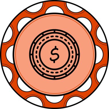 Mikronezya Madeni Para Yaratıcı Minimum Vektör Sanatı