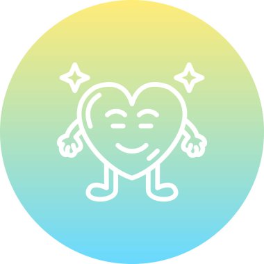 Mutlu Rahatlamış Minimum Yüksek Çözünürlüklü Vektör Düzeni