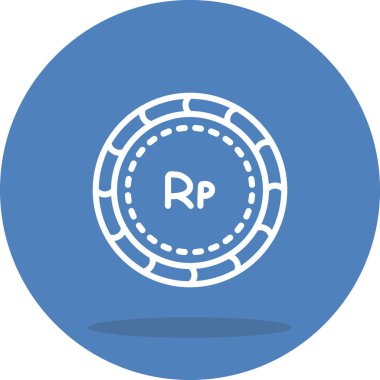 Rupiah madeni para simgesi, para birimi sembolü