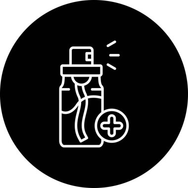 Dezenfektan sprey özel yenilikçi marka tasarımı düzeni