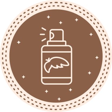 Saç Spreyi Simgesi, Basit Görüntü