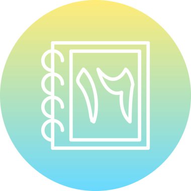 On altı web simgesi vektör illüstrasyonu sayılıyor