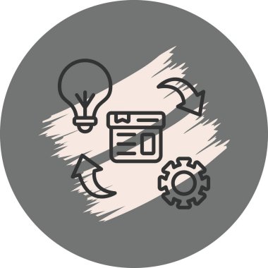 İlgili Ürün Simgesi, Basit İllüstrasyon