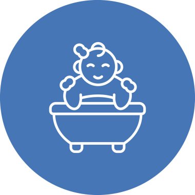 Bebek Hamamı basit düz çizim