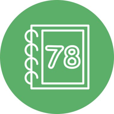 78 Web simgesi vektör illüstrasyonu