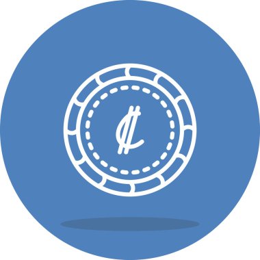 Kolon madeni para simgesi, para birimi sembolü