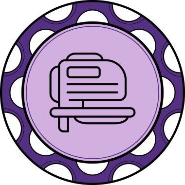 Yapboz ağ ikonu vektör illüstrasyonu