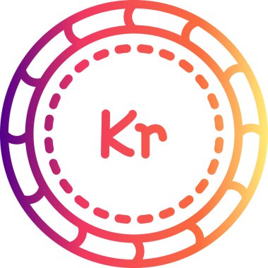 Krone para simgesi, ulusal para birimi