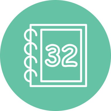 32 Web simgesi vektör illüstrasyonu