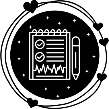 Tedavi Planı Minimum Düz Kullanıcı Deneyimi Sembolü