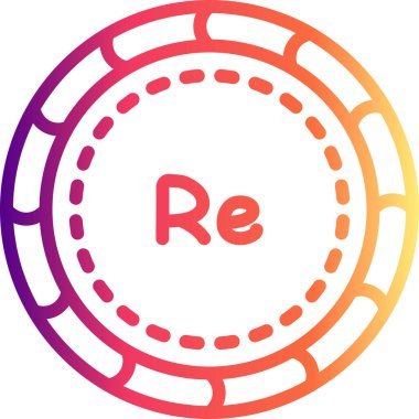 Rupi madeni para simgesi, para birimi sembolü