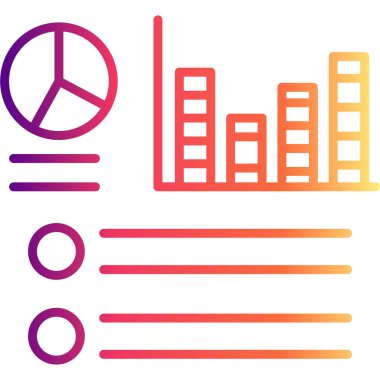 AI Ölçüm web simgesi vektör illüstrasyonu