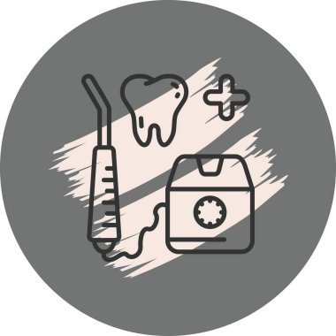 Diş Emici Rafineri Zarif Vektör Sanatı Nesnesi