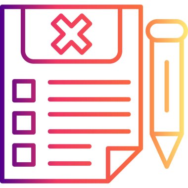 Belge Simgesi. Web Kullanımı için Basit Vektör İllüstrasyonu.