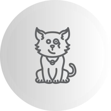 Tek Göz Kedi Entelektüel Asgari Arayüz Tasarımı Elementi